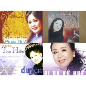 Bộ 4 CD (Combo 1 ) Ca sĩ Thu HIền âm thanh chất lượng cao