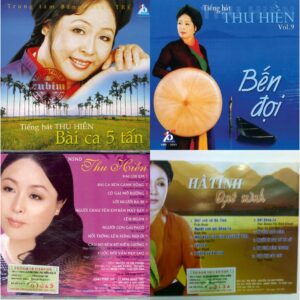 Bộ 4 CD (Combo 2 ) ca sĩ Thu Hiền âm thanh chất lượng cao