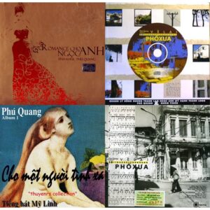 Bộ 4 CD (combo 2 ) tình khúc nhạc sĩ Phú Quang chất lượng cao