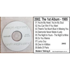 Bộ 6 CD MAXELL TDK nhóm nhạc MODERN TALKING âm thanh chất lượng cao-chưa có danh sách