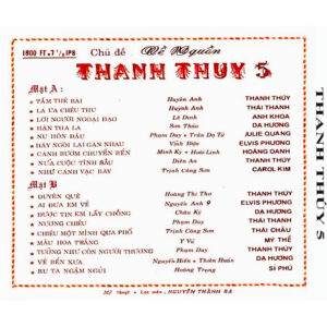 1030A THANH THUY 05- CD PRE 75 ( 2 CD )