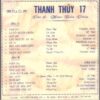 1032 CD  THANH THÚY 17 - CD PRE 75 chất lượng cao