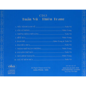 1063. ASIA 013 - TUAN VU -THIEN TRANG - DAM ME