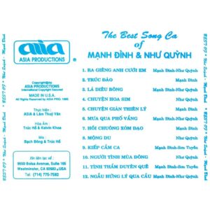 142. TUYEN CHON NHU QUYNH MANH DINH - 1995