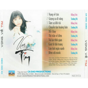 2133. CDCD050 - Truong Vu- Hong Truc - Vong Ve Tim