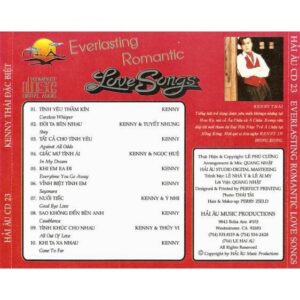 312. HAI AU CD 023 - KENNY - EVERLASTING LOVE SONGS