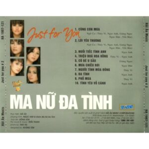 355 HAI AU CD 121 - MA NU DA TINH - JUST FOR YOU 2