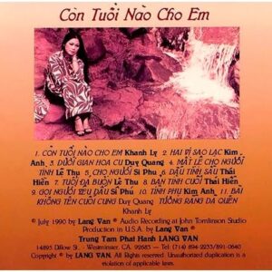 449. LANG VAN CD - 065 CON TUOI NAO CHO EM