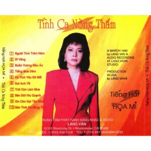 491 LANG VAN CD - 109 TINH CA NONG THAM (HOA MI)