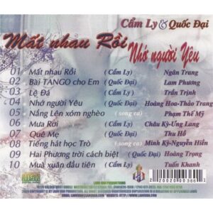 688 LANG VAN CD - 386 MAT NHAU ROI NHO NGUOI YEU [CAM LY & QUOC DAI]