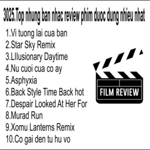 3025.Top nhung ban nhac review phim duoc dung nhieu nhat