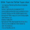 3034. Track list TikTok Tuyen chon