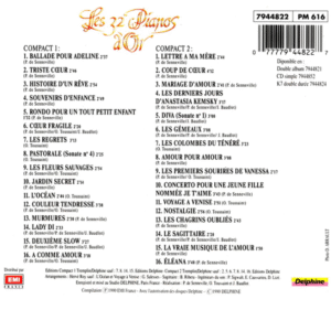 845B RICHARD CLAYDERMAN - LES 32 PIANOS DOR