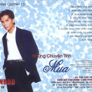 3498. Manh Quynh 13 _ Nhung chuyen tinh mua